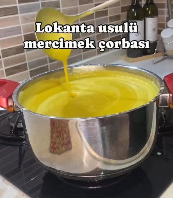 Lokanta Usulü Mercimek Çorbası