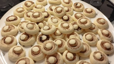 Mantar Kurabiye MANTAR KURABİYESİ Malzemeler 1 paket margarin ( oda ısısında )