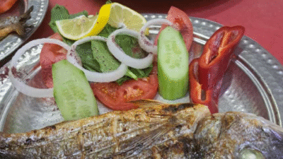 IZGARADA ÇUPRA Malzemeler 2 adet orta boy çupra (temizlenmiş) 2