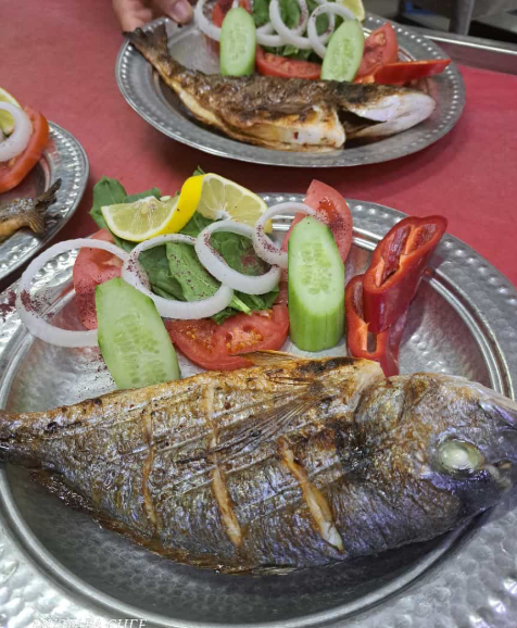 IZGARADA ÇUPRA Malzemeler 2 adet orta boy çupra (temizlenmiş) 2