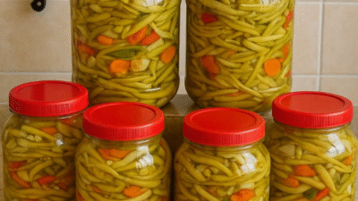 Havuçlu Biber Turşusu Malzemeler (2 adet 1 litrelik kavanoz için)