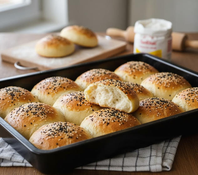 Sade Pofuduk Poğaça Malzemeler 1 su bardağı ılık su 1