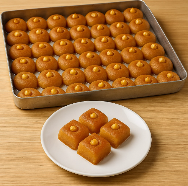 Pastane Usulü Şekerpare Tarifi Malzemeler Hamur için: 125 gram tereyağı