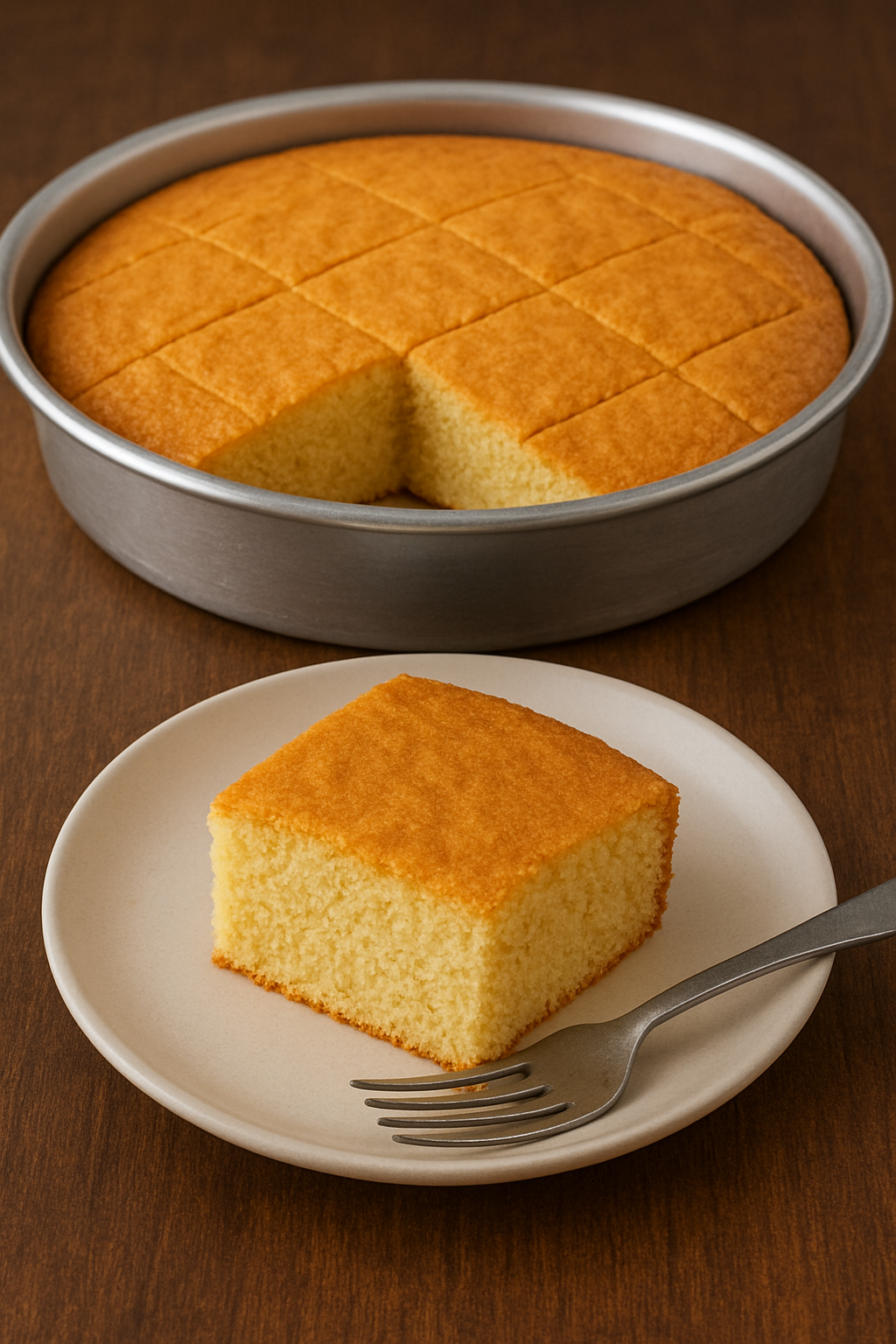 Sade Tepsi Kek Nefis Tarifi İçin Malzemeler 3 yumurta 1,