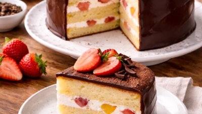 Çin Usulü Şifon Kek (İç Kısım – Beyaz) 5 adet