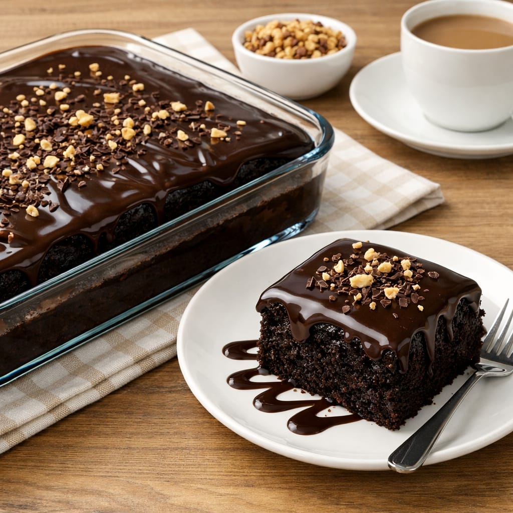 TAM TUTAN GANAJLI KEK TARİFİ Borcam Ölçüsü Orta boy dikdörtgen