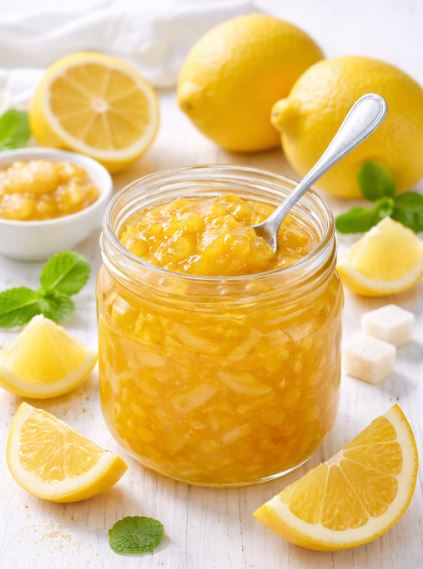 Limon Reçeli Tarifi Malzemeler 1 kg ince kabuklu limon 1