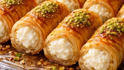 Saray Tatlısı (Sultan Sarayı Tatlısı) Tarifi Malzemeler: 10 adet baklavalık