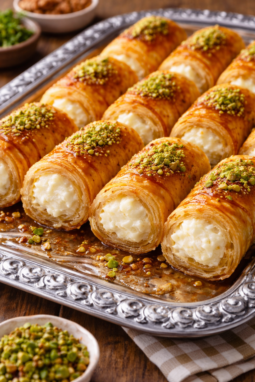 Saray Tatlısı (Sultan Sarayı Tatlısı) Tarifi Malzemeler: 10 adet baklavalık