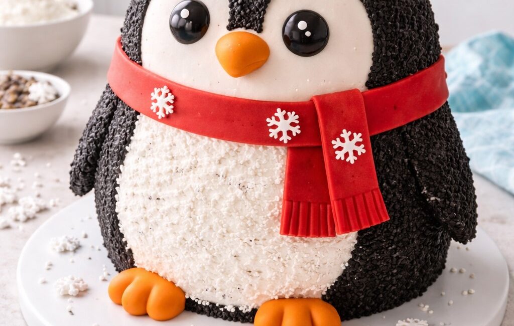 Penguen Şeklinde Pasta Tarifi Penguen Şeklinde Pasta Tarifi Çocuklar Buna Bayılacak Porsiyon 8–10 kişilik