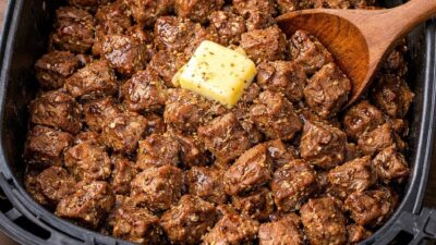 Airfryer Et Kavurma Tarifi Malzemeler 500 g dana kuşbaşı (but