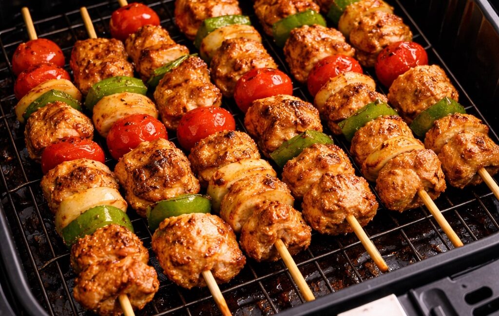 Airfryer Tavuk Çöp Şiş Tarifi Malzemeler (4 kişilik) 700 g