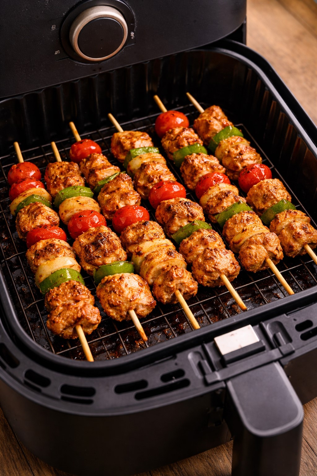 Airfryer Tavuk Çöp Şiş Tarifi Malzemeler (4 kişilik) 700 g