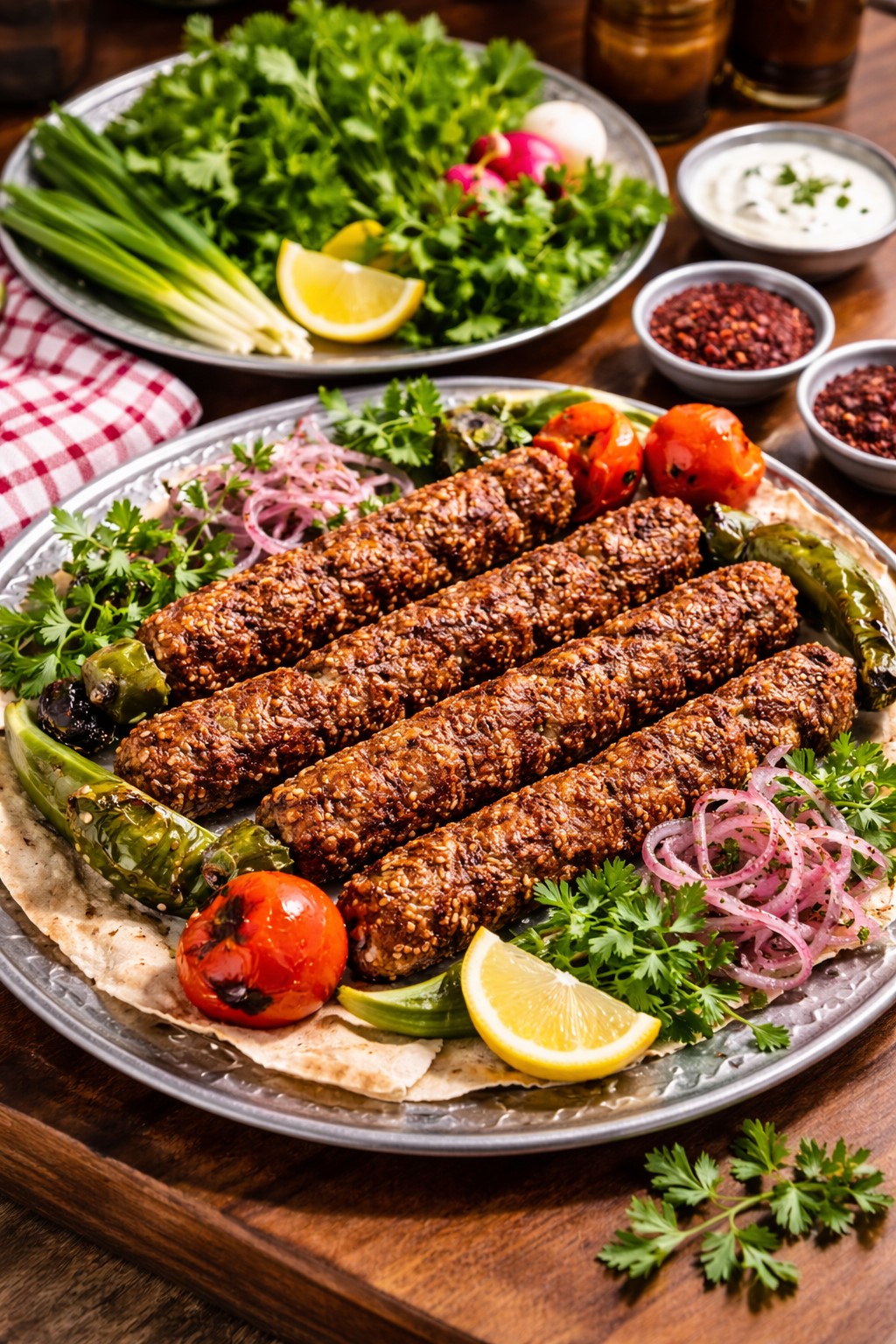 Antep Simit Kebabı Tarifi (Gaziantep Usulü) Malzemeler 500 gram orta