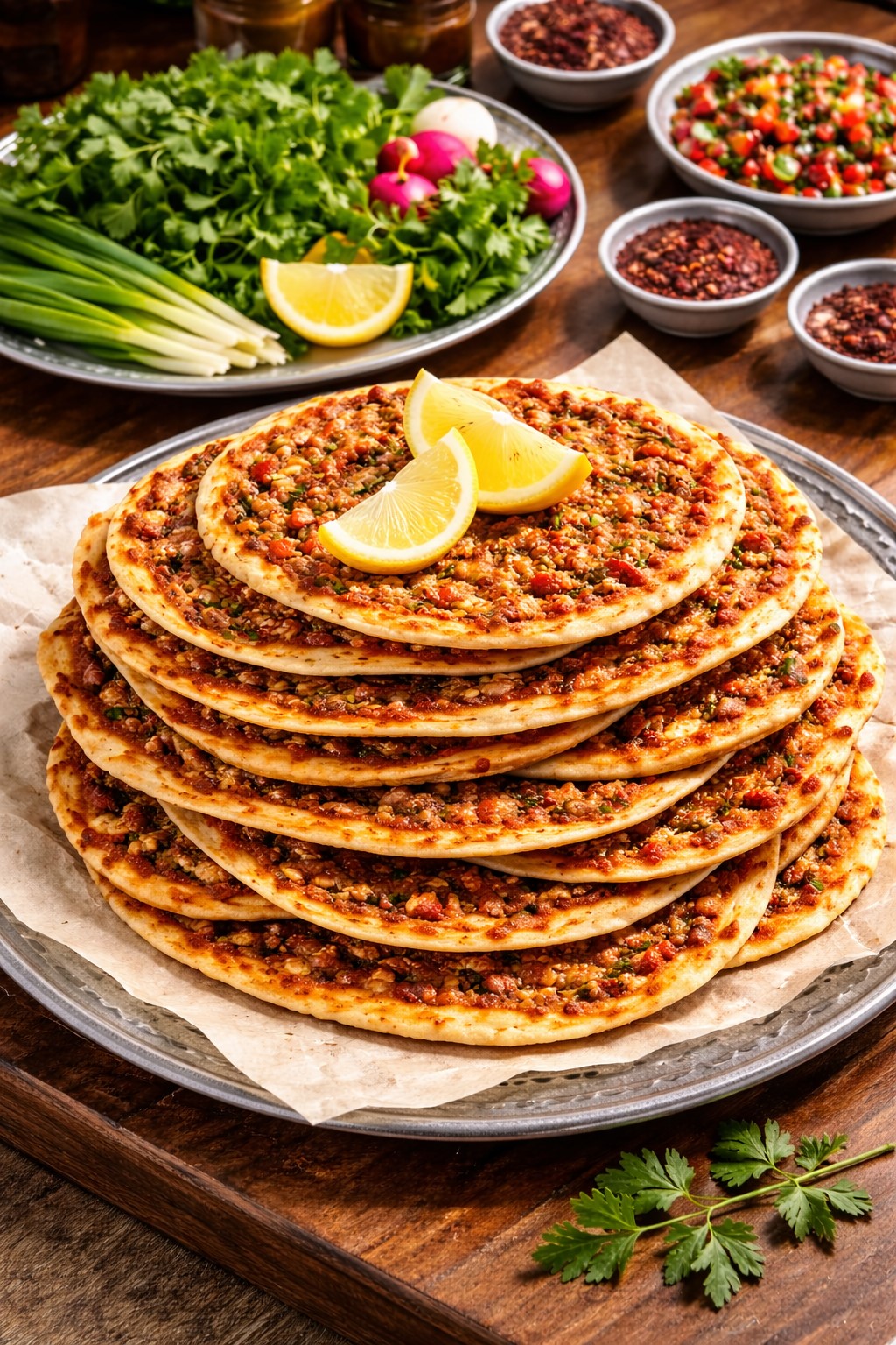 Evde Fırında Fındık Lahmacun Tarifi Hamuru İçin 4 su bardağı