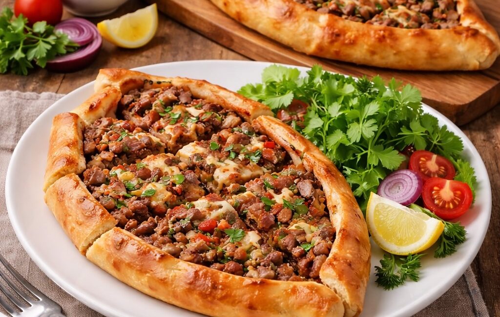 Evde Fırında Kuşbaşılı Pide Tarifi Evde Fırında Kuşbaşılı Pide Tarifi Dışı çıtır, içi bol etli