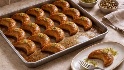 Aypare Tatlısı Aypare Tatlısı (Tepsi Ölçüsü – yaklaşık 20-24 adet) Hamur Malzemeleri