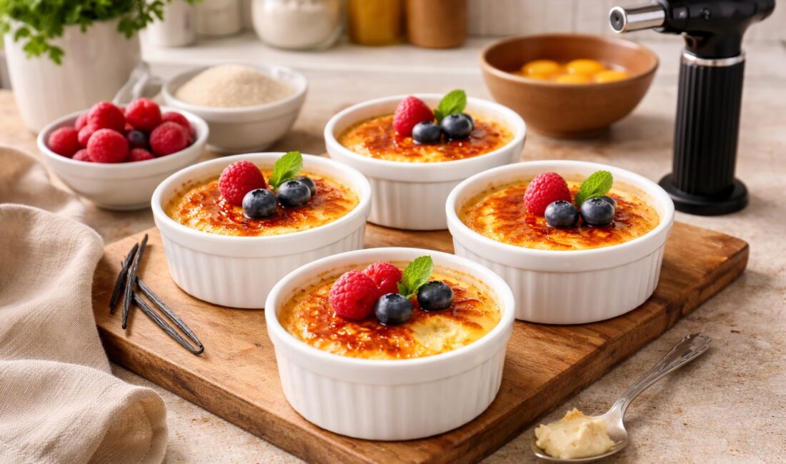 Crème Brûlée Tatlısı Tarifi Crème Brûlée Tatlısı Tarifi Crème Brûlée, Fransız mutfağına ait çok
