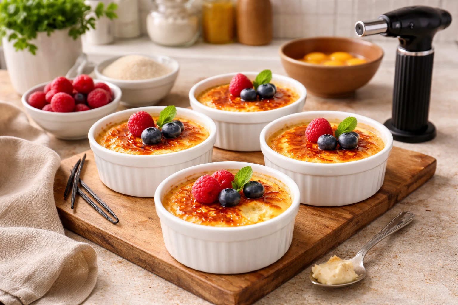 Crème Brûlée Tatlısı Tarifi Crème Brûlée, Fransız mutfağına ait çok