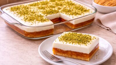 Etimek Tatlısı Etimek Tatlısı (Büyük borcam – 25×35 cm) Malzemeler Şerbet: 2