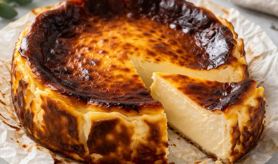 San Sebastian Cheesecake Tarifi San Sebastian Cheesecake Tarifi (20 cm kalıp) Malzemeler 600 gr