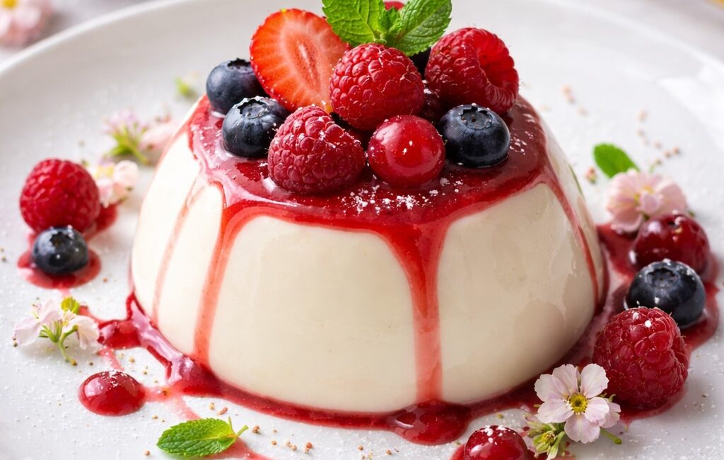 Panna Cotta Tarifi Panna Cotta Tarifi (4 porsiyon) Malzemeler 2 su bardağı (400