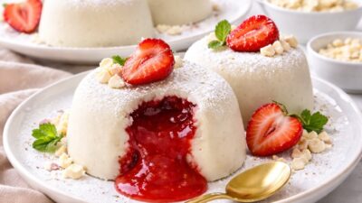 Lav Tatlısı Beyaz Akışkan Jöle Dolgulu Malzemeler (4 adet için)