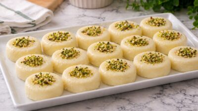Milk Peda Tatlısı Yaklaşık 15–20 adet Malzemeler: 2 su bardağı
