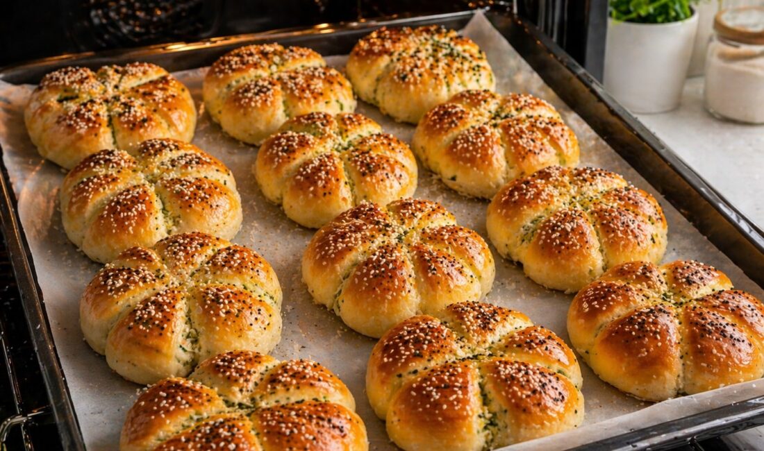 Yonca Poğaça Tarifi Yaklaşık 15–20 adet Hamur için: 1 su