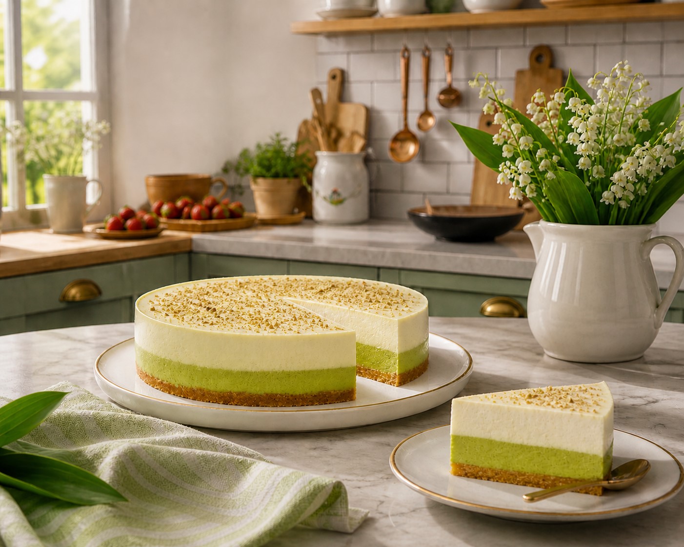 Bahar Mevsim Pastası 20 cm kalıp Tabanı için: 200 g