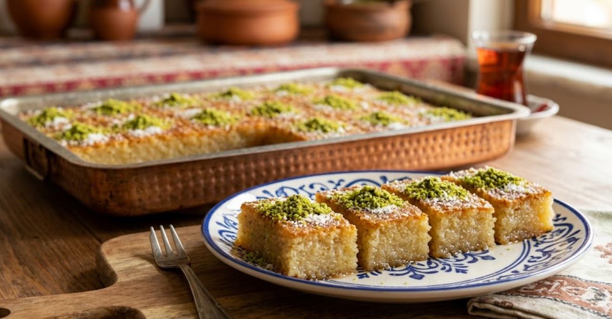 &nbsp; Tepside Şerbetli İrmik Tatlısı Malzemeler Keki İçin 3 adet