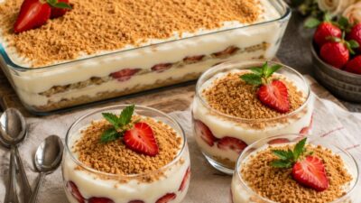 Çilekli Magnolia Tatlısı Tarifi Malzemeler Muhallebisi İçin 1 litre süt
