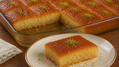 Selanik Tatlısı Tarifi Malzemeler Hamuru için: 3 adet yumurta 1